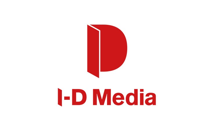 A red logo featuring a stylized letter 'D' alongside the text 'I-D Media' in bold red font.