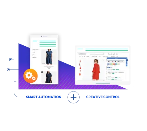 Merchandising automation and creative control