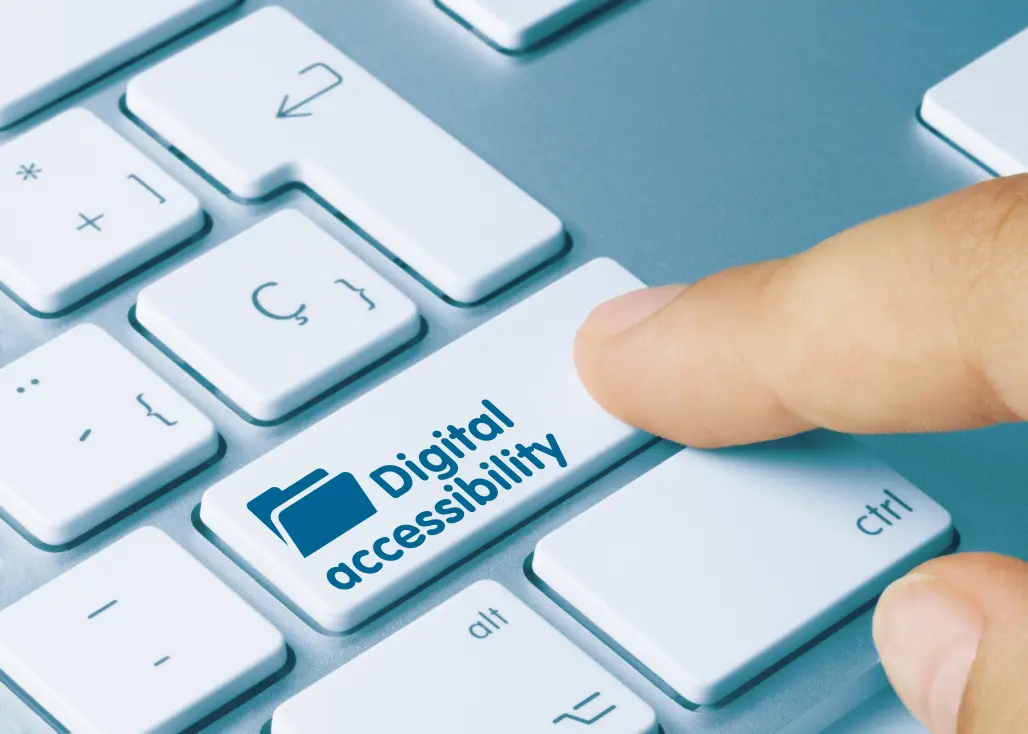 Digital Accessibility written on keyboard