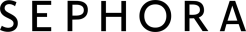 A simple black silhouette of a cat sitting upright, with a long tail curled around its body.
